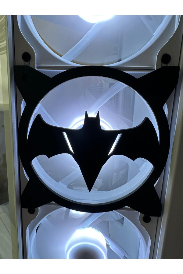 Batman Logo 120mm - 140mm Uyumlu Masaüstü Bilgisayar Fan Kapağı