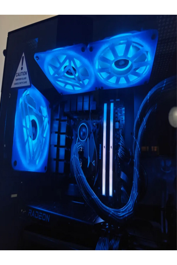 Iron Man Arc Reactor Set 120mm - 140mm Uyumlu Masaüstü Bilgisayar Fan Kapağı