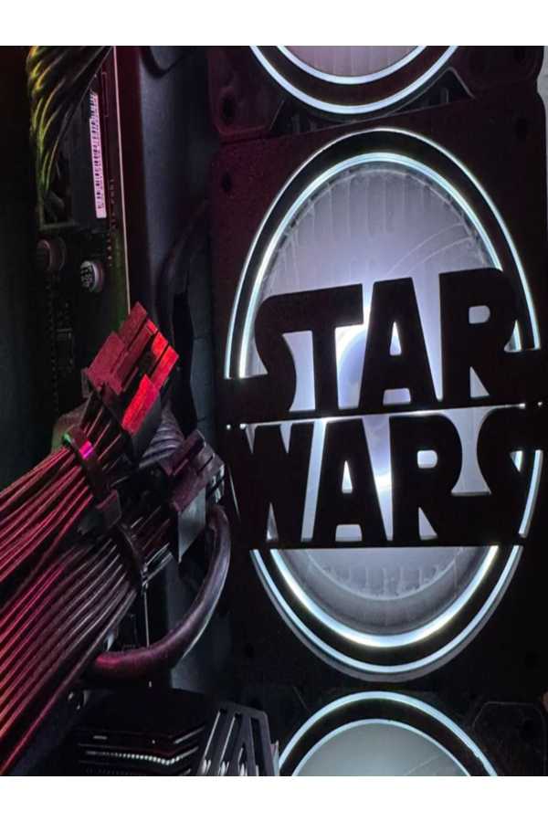 Star Wars 120mm - 140mm Uyumlu Masaüstü Bilgisayar Fan Kapağı