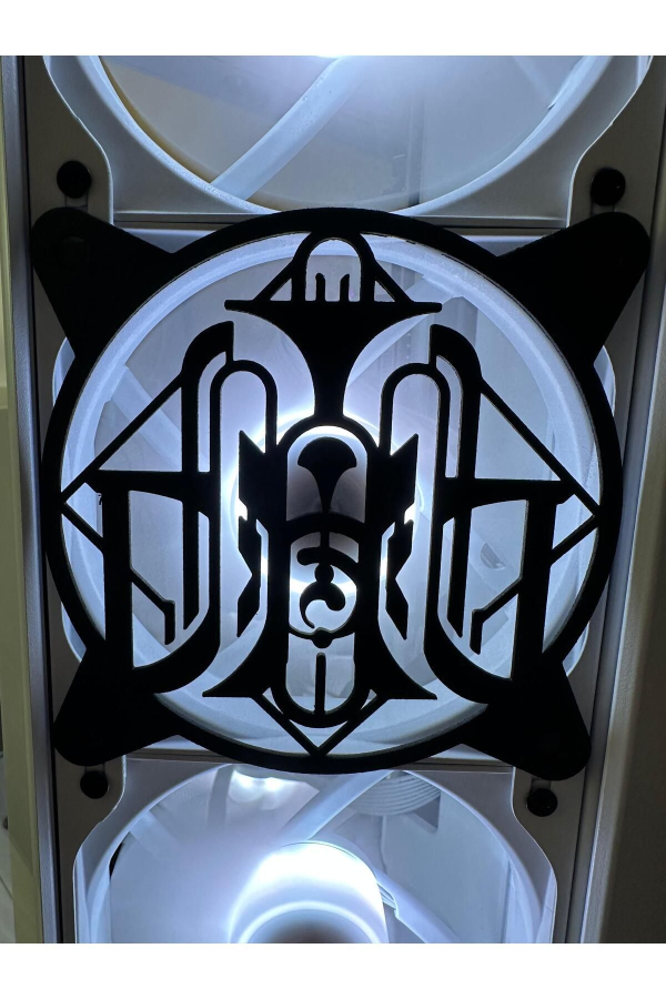 Genshin Impact Fontaine 120mm - 140mm Uyumlu Masaüstü Bilgisayar Fan Kapağı