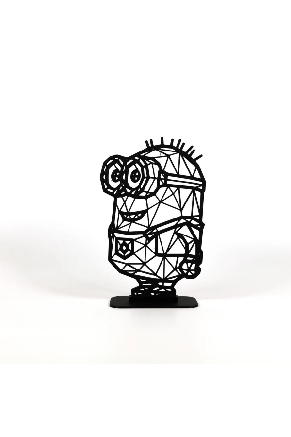 Geometric Çizim Minion Masaüstü Stand