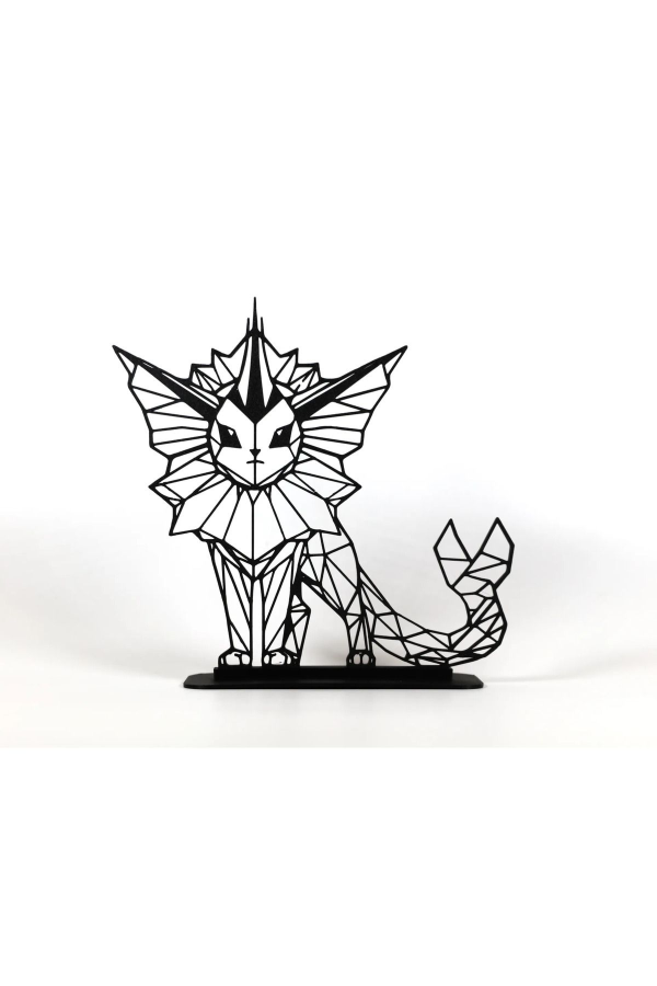 Geometric Çizim Vaporeon Masaüstü Stand