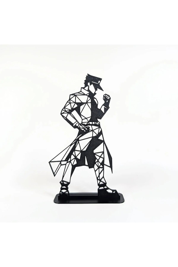 Geometric Çizim Jotaro Kujo Masaüstü Stand