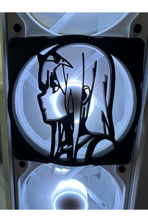 Zero Two 120mm - 140mm Uyumlu Masaüstü Bilgisayar Fan Kapağı