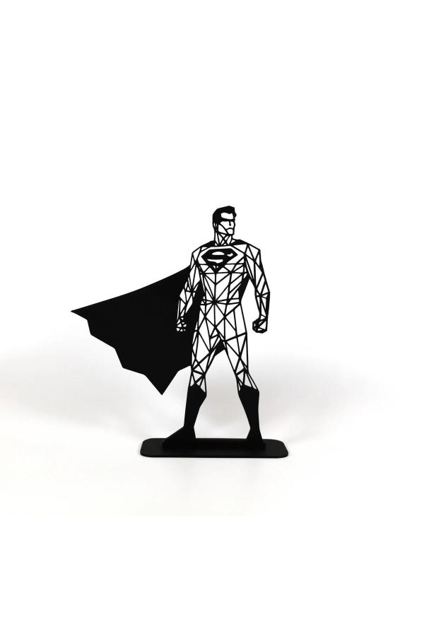 Geometric Çizim Superman Masaüstü Stand