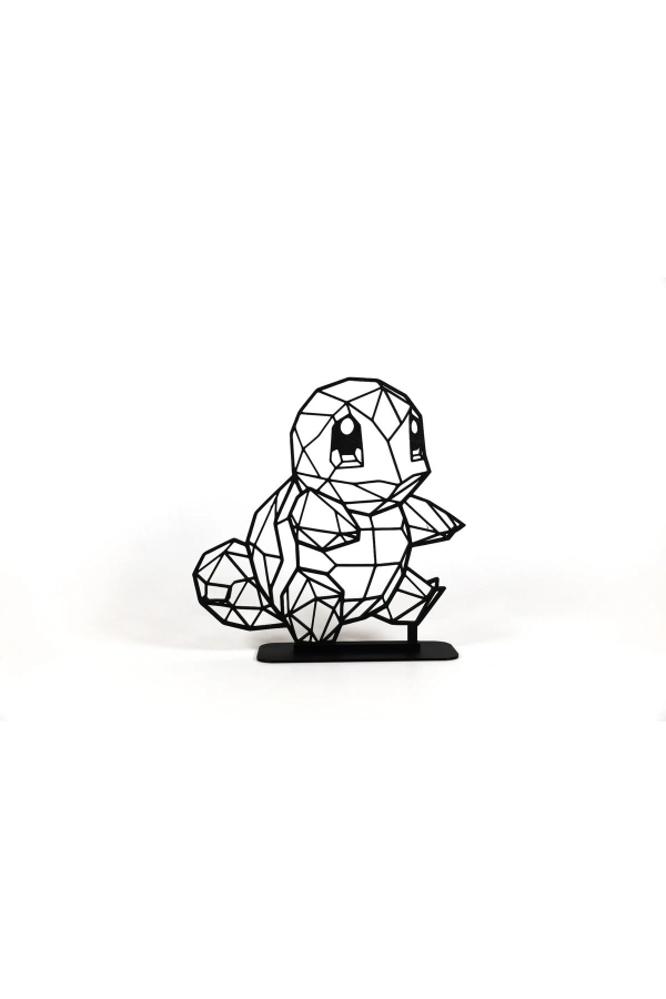 Geometric Çizim Squirtle Masaüstü Stand