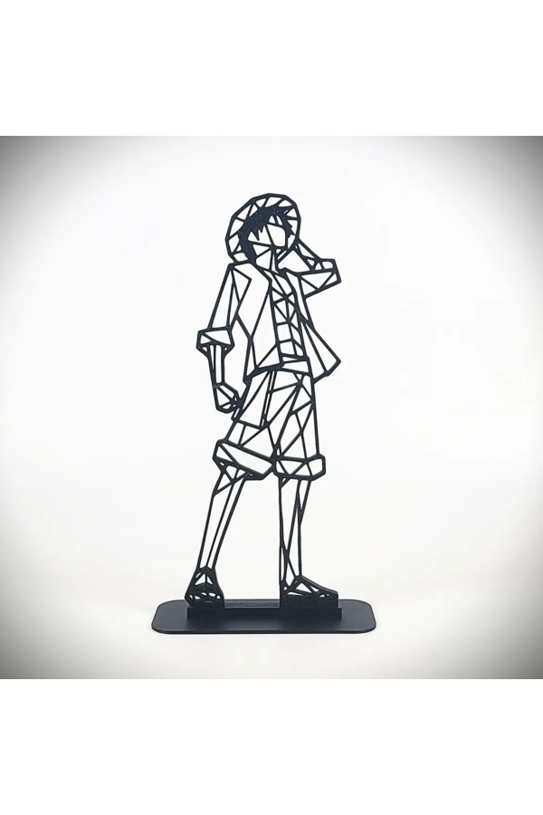 Geometric Çizim Luffy Masaüstü Stand