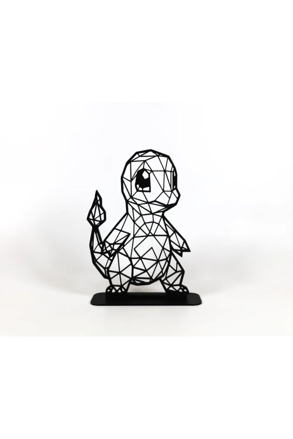 Geometric Çizim Charmander Masaüstü Stand