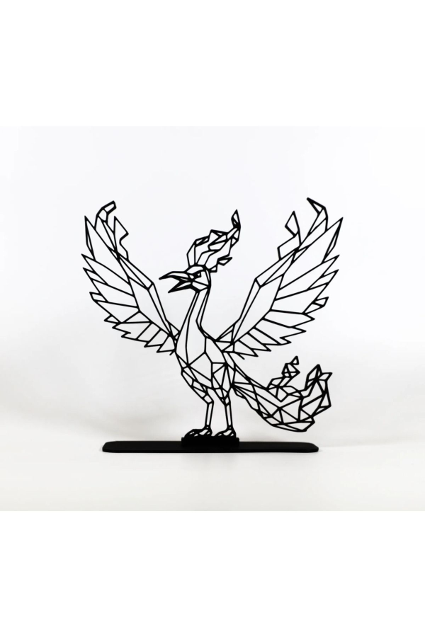 Geometric Çizim Moltres Masaüstü Stand