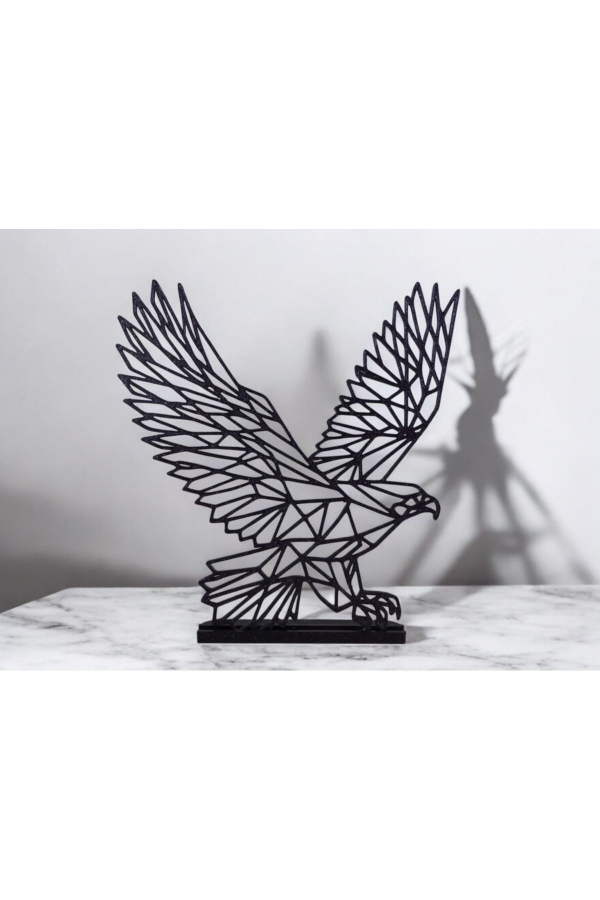 Geometric Çizim Kartal Masaüstü Stand