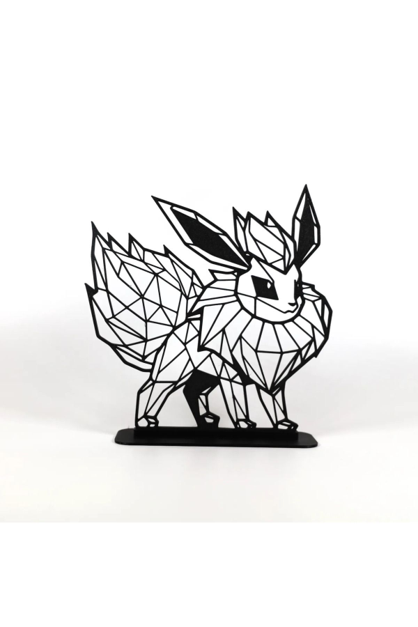 Geometric Çizim Flareon Masastü Stand