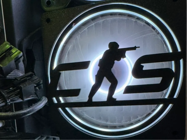 Counter-Strike 120mm - 140mm Uyumlu Masaüstü Bilgisayar Fan Kapağı