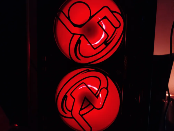 Portal 2 2'li 120mm - 140mm Uyumlu Masaüstü Bilgisayar Fan Kapağı