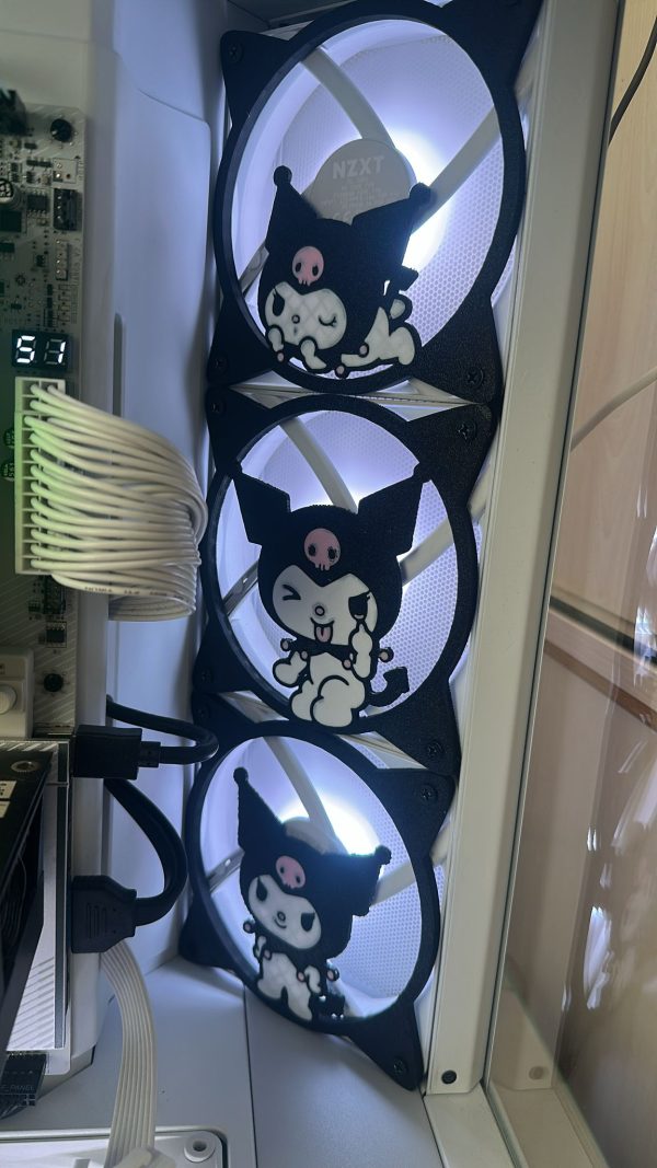 Kuromi Set 120mm - 140mm Uyumlu Masaüstü Bilgisayar Fan Kapağı