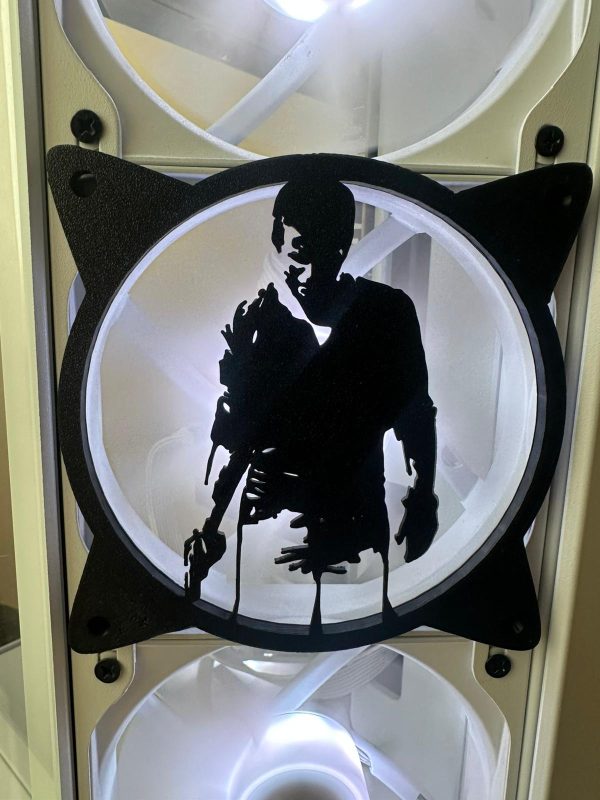 Nathan Drake 120mm - 140mm Uyumlu Masaüstü Bilgisayar Fan Kapağı